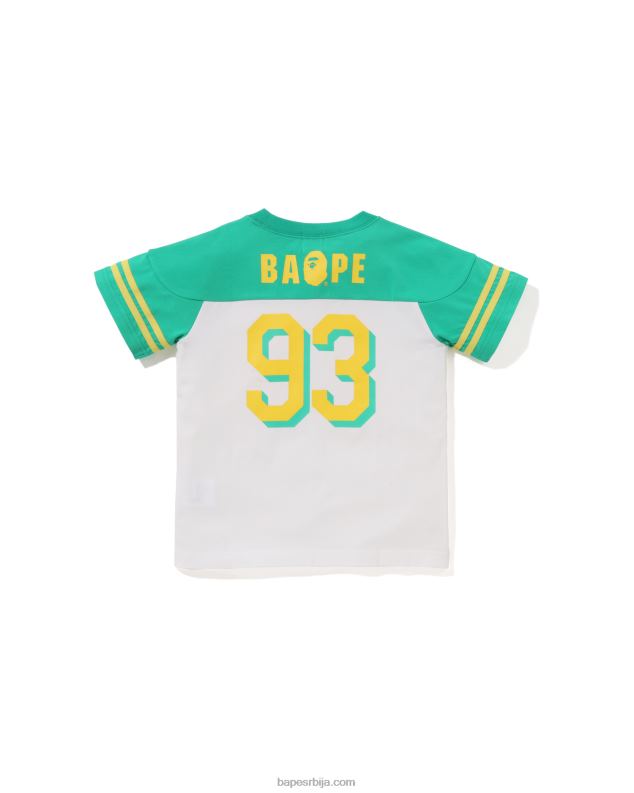 светло зелена клинци A Bathing Ape фудбалска мајица J42801314