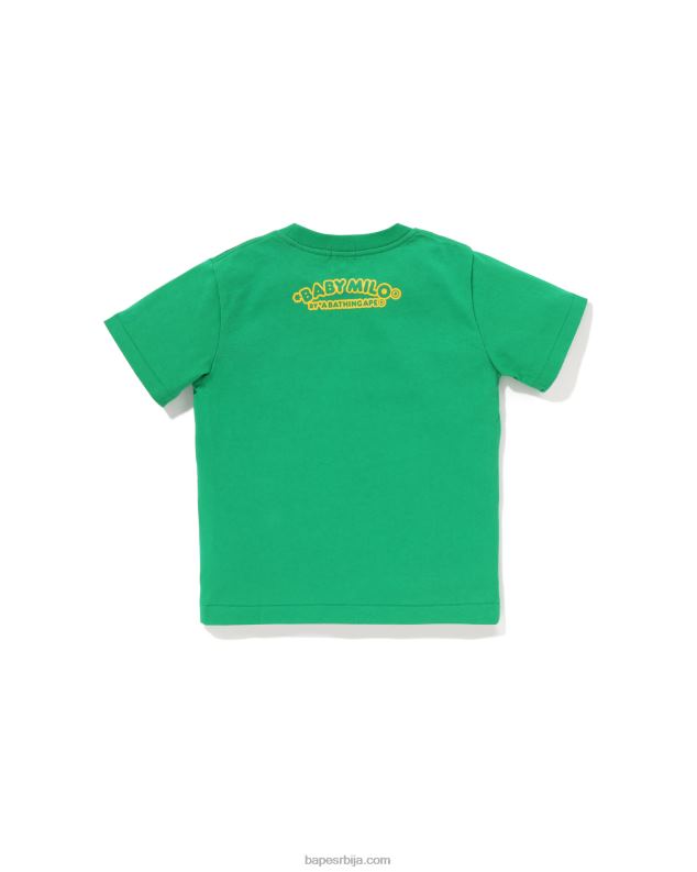 смарагд клинци A Bathing Ape баби мило мајица за пецање са принтом J42801317