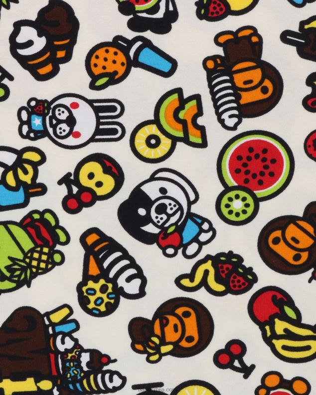 крем боја клинци A Bathing Ape бејби мило мешано воће ребарца J42801328
