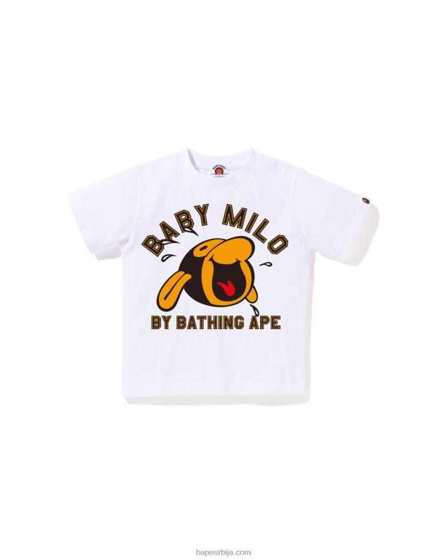 бео клинци A Bathing Ape класична баби мило мајица J42801351