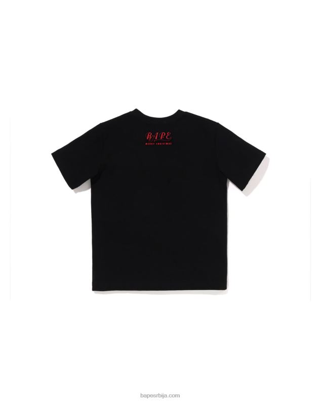 црн клинци A Bathing Ape божићна мајица за главу J42801357