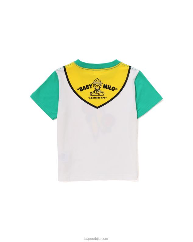 пауново зелено клинци A Bathing Ape беба мило извиђач цхиеф принт мајица J42801379