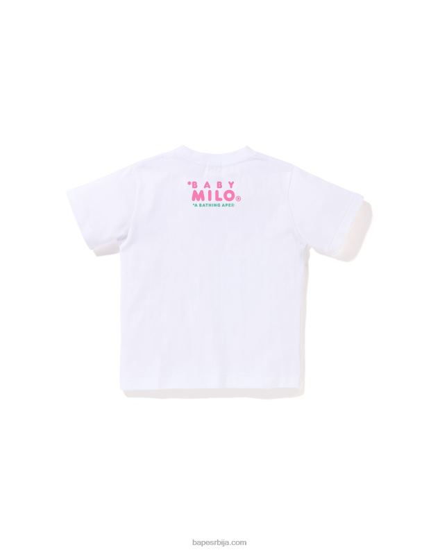 бео клинци A Bathing Ape баби мило сладолед мајица J42801412