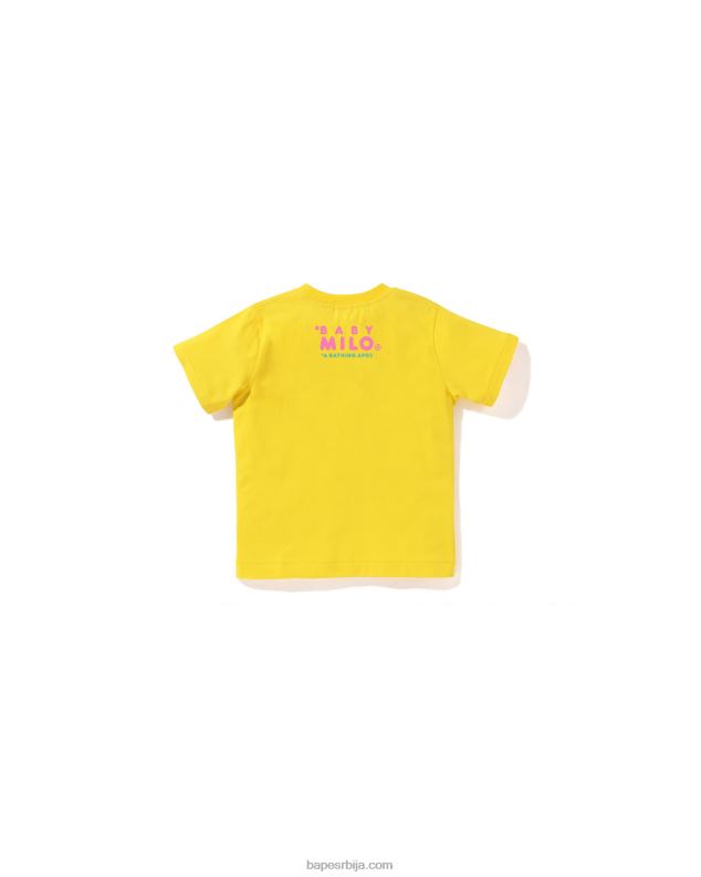 жута клинци A Bathing Ape баби мило сладолед мајица J42801413