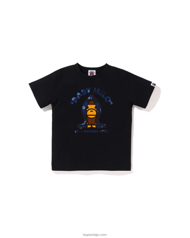црн клинци A Bathing Ape мајица с капуљачом у боји цамо мило J42801429