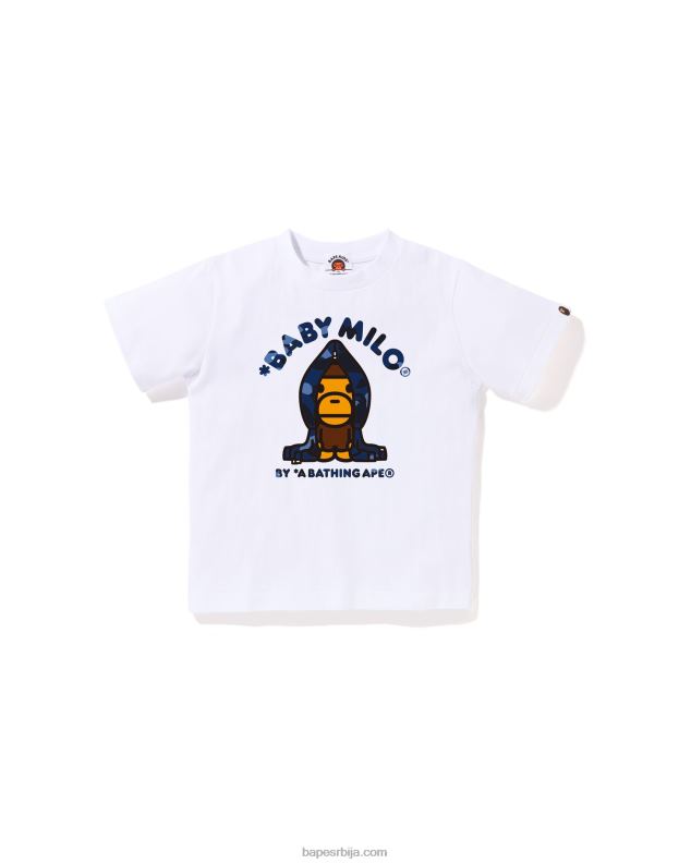 бео клинци A Bathing Ape мајица с капуљачом у боји цамо мило J42801432