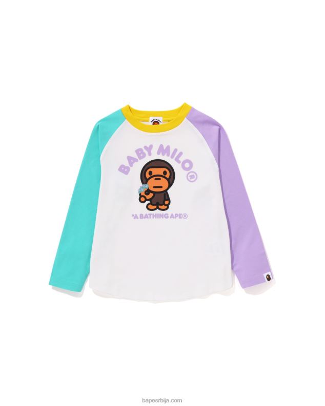бео клинци A Bathing Ape баби мило донутс раглан тее J42801465