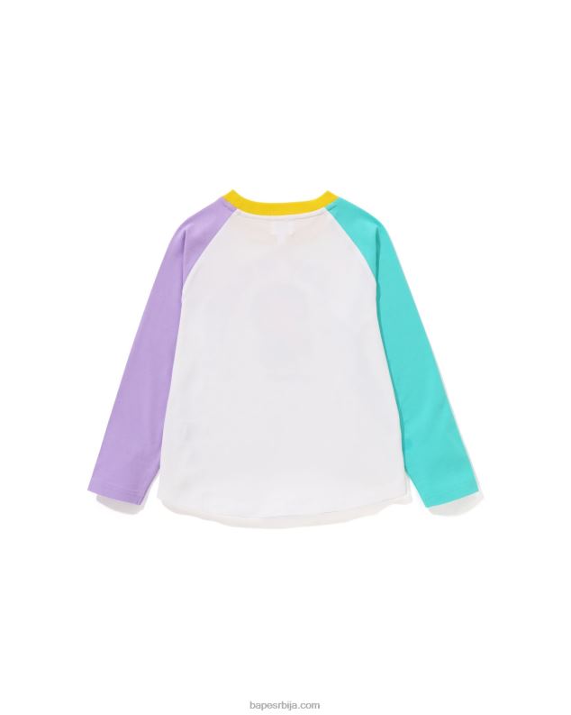 бео клинци A Bathing Ape баби мило донутс раглан тее J42801465