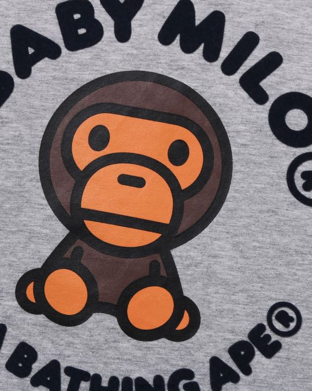 сива клинци A Bathing Ape баби мило нордијска мајица са принтом J42801474