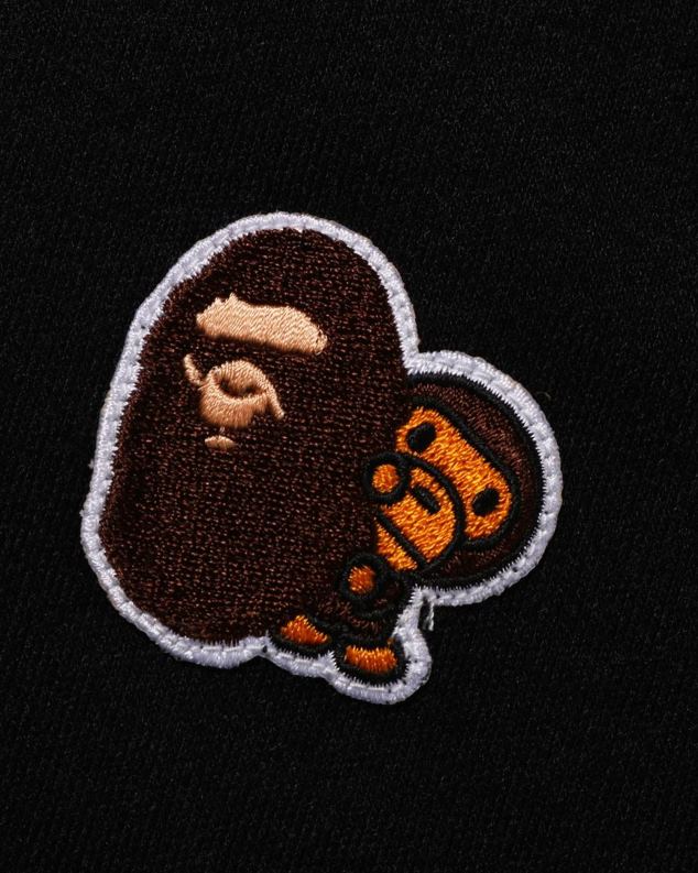 црн клинци A Bathing Ape хеад & мило мајица са високим вратом на једну тачку J42801492