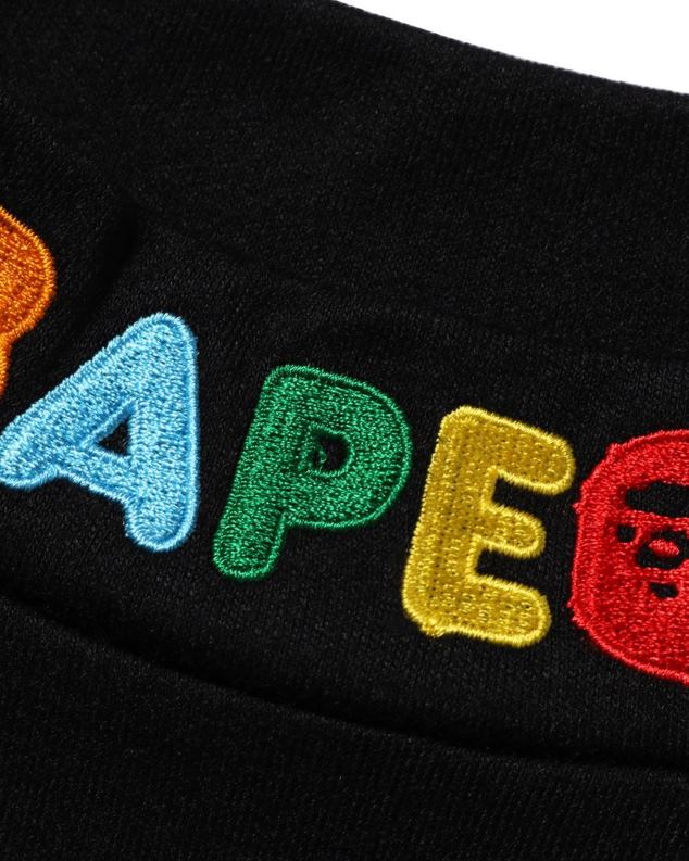 црн клинци A Bathing Ape хеад & мило мајица са високим вратом на једну тачку J42801492