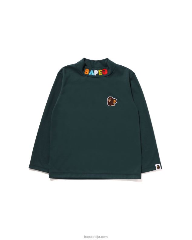дубока џунгла клинци A Bathing Ape хеад & мило мајица са високим вратом на једну тачку J42801493