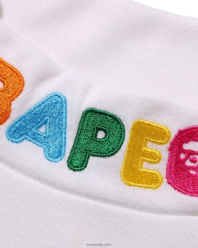 бео клинци A Bathing Ape хеад & мило мајица са високим вратом на једну тачку J42801494