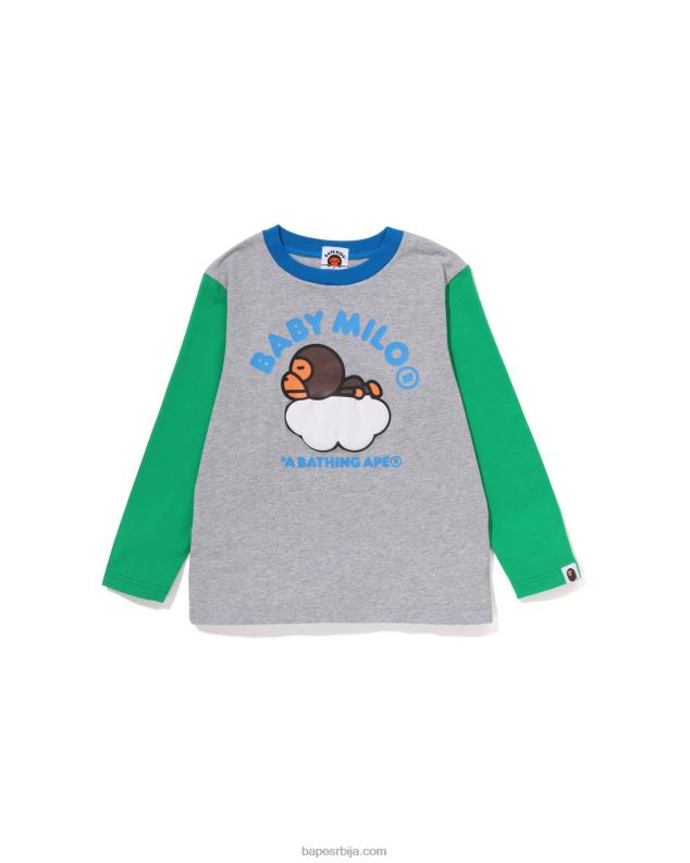 сива клинци A Bathing Ape баби мило слееп он цлоуд тее J42801508