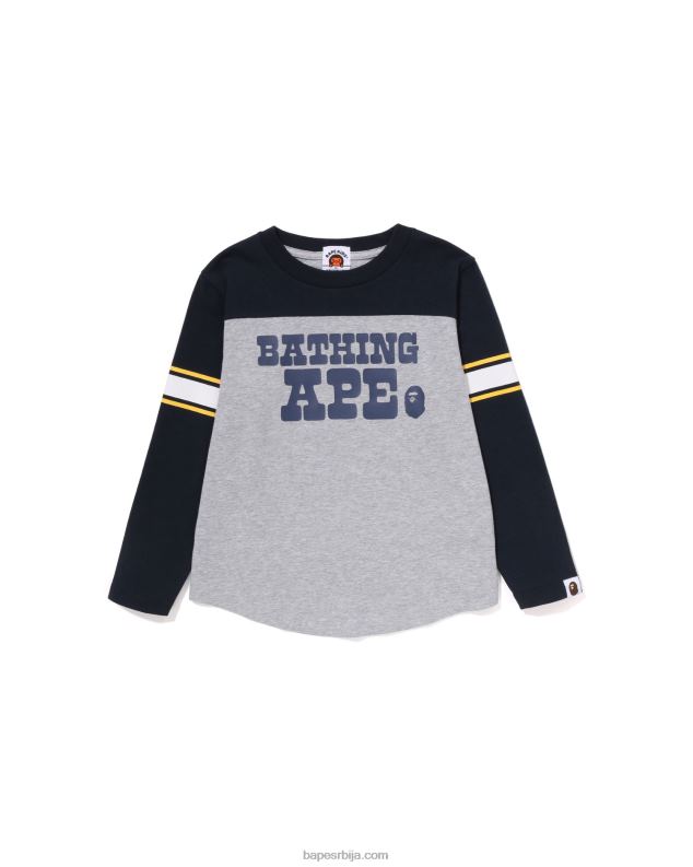 сива клинци A Bathing Ape фудбалска мајица J42801513