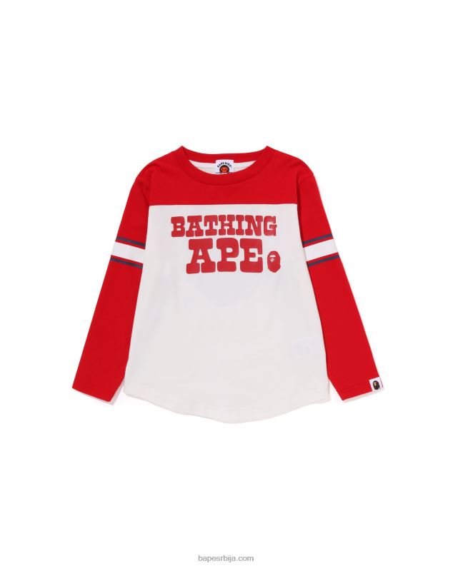 бео клинци A Bathing Ape фудбалска мајица J42801514