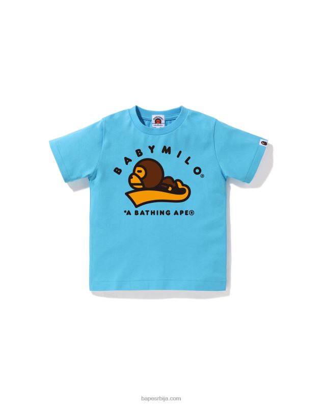 небеско плаветнило клинци A Bathing Ape баби мило мајица за спавање J42801551