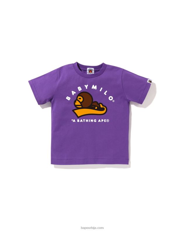 љубичаста клинци A Bathing Ape баби мило мајица за спавање J42801553