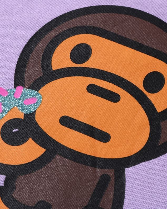 лила клинци A Bathing Ape баби мило донутс фрилл тее J42801577