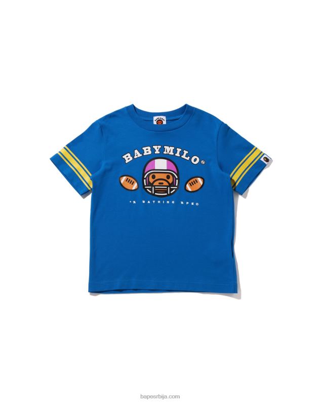 Плави клинци A Bathing Ape фудбал беба мило тее J42801582