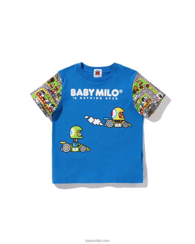 Плави клинци A Bathing Ape баби мило рацинг фриендс тее J42801621