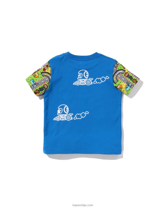 Плави клинци A Bathing Ape баби мило рацинг фриендс тее J42801621