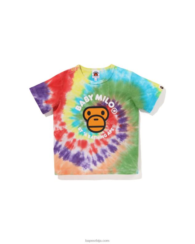 наранџаста клинци A Bathing Ape баби мило тие диед мајица J42801707