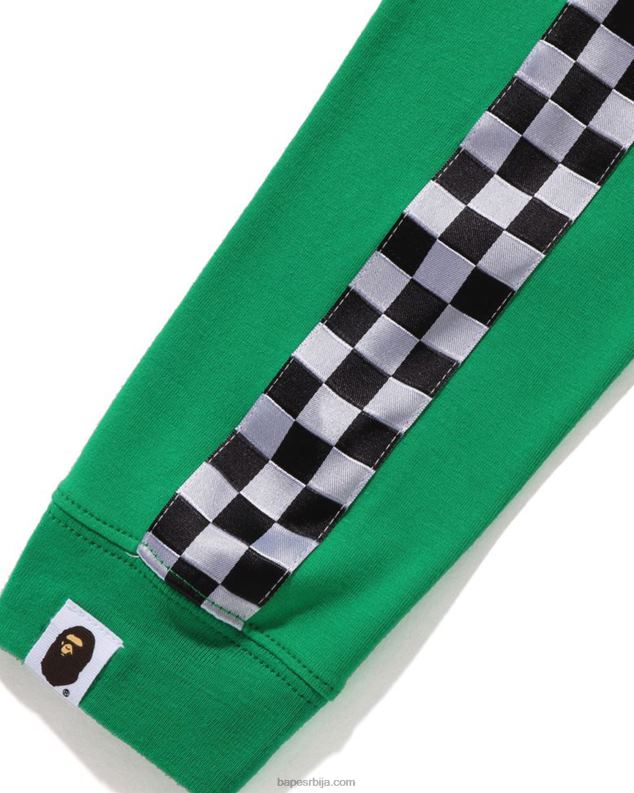 пауново зелено клинци A Bathing Ape беби мило тркачка вишеслојна мајица J42801725