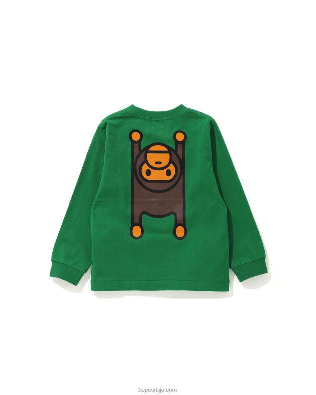 пауново зелено клинци A Bathing Ape баби мило руг тее J42801737