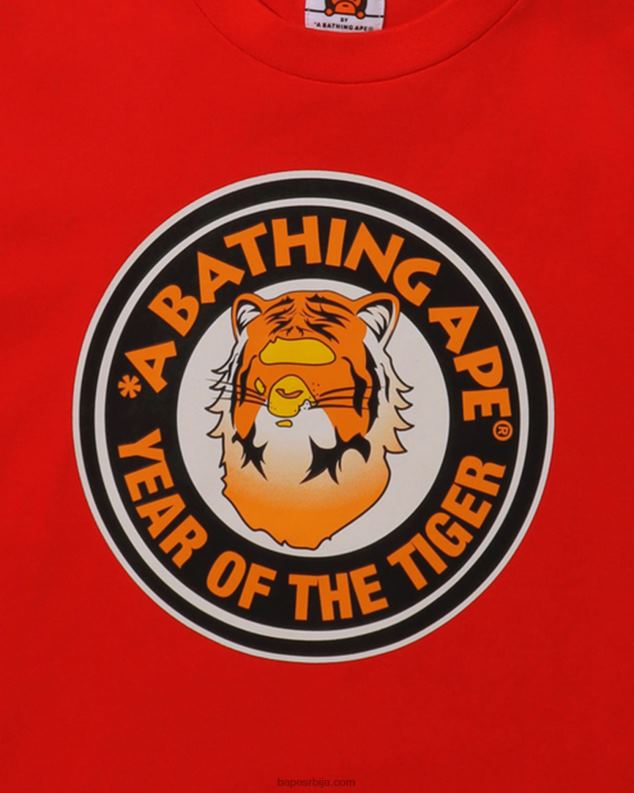 јарко црвена клинци A Bathing Ape година тигра J42801748