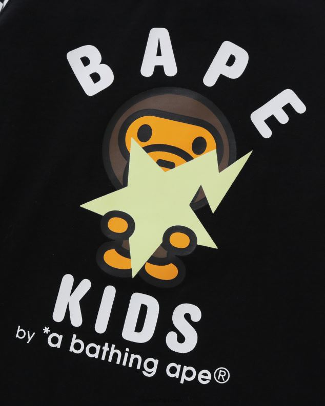 црн клинци A Bathing Ape баби мило сјај у мраку државе J42801771