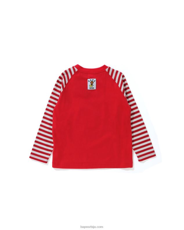 јарко црвена клинци A Bathing Ape баби мило сјај у мраку државе J42801772