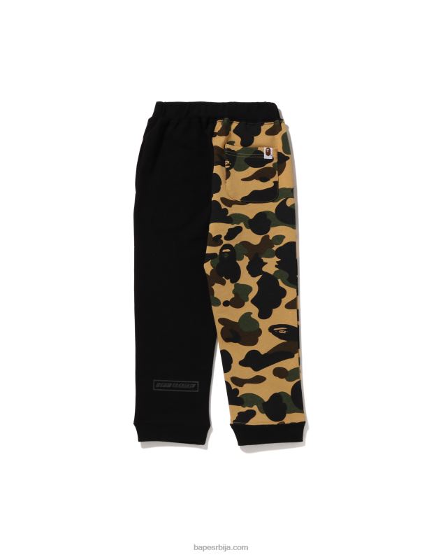 жута клинци A Bathing Ape Тренерке са штампом 1ст цамо тимског амблема J42801653