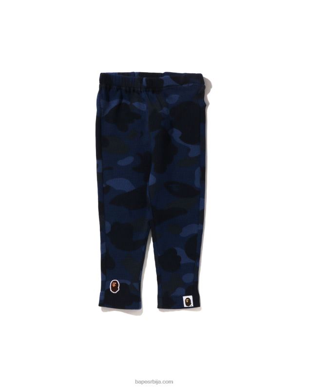 Морнарско плаво клинци A Bathing Ape термо панталоне у боји цамо J42801424