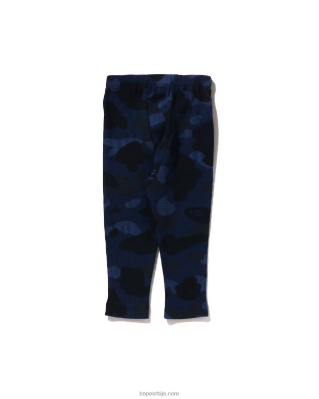 Морнарско плаво клинци A Bathing Ape термо панталоне у боји цамо J42801424