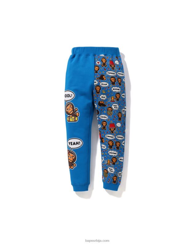 Плави клинци A Bathing Ape баби мило говор балон слим панталоне J42801476