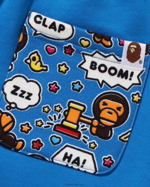 Плави клинци A Bathing Ape баби мило говор балон слим панталоне J42801476