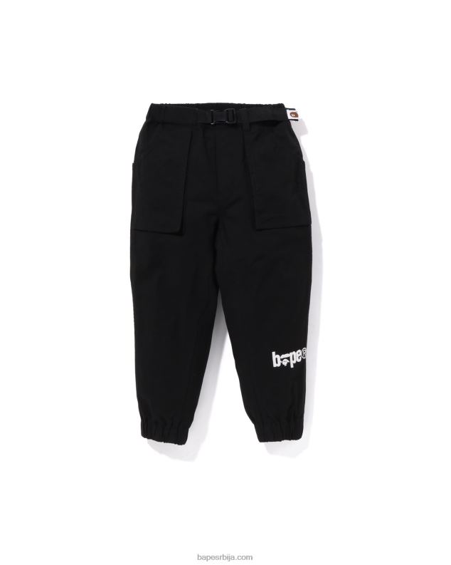 црн клинци A Bathing Ape панталоне за пењање J42801506