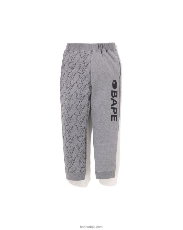сива клинци A Bathing Ape ста прошивене тренирке J42801542