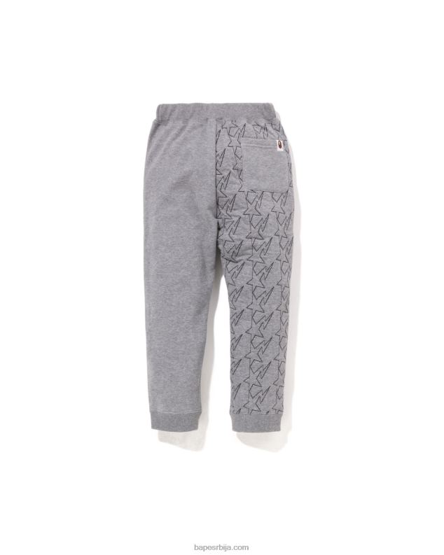 сива клинци A Bathing Ape ста прошивене тренирке J42801542