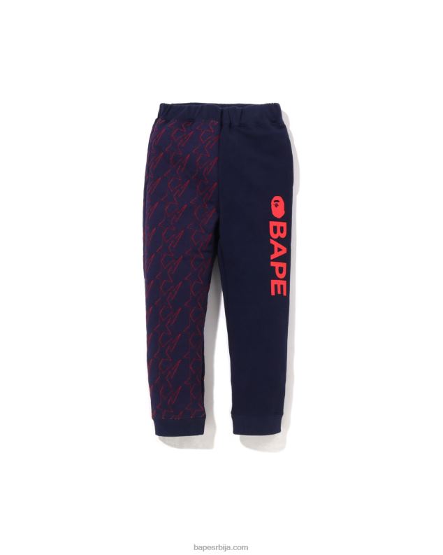 Плави клинци A Bathing Ape ста прошивене тренирке J42801543