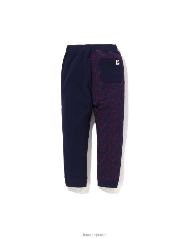 Плави клинци A Bathing Ape ста прошивене тренирке J42801543