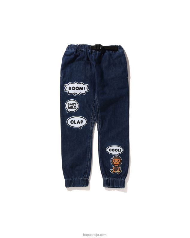 тексас клинци A Bathing Ape беби мило говор балон тексас панталоне J42801560