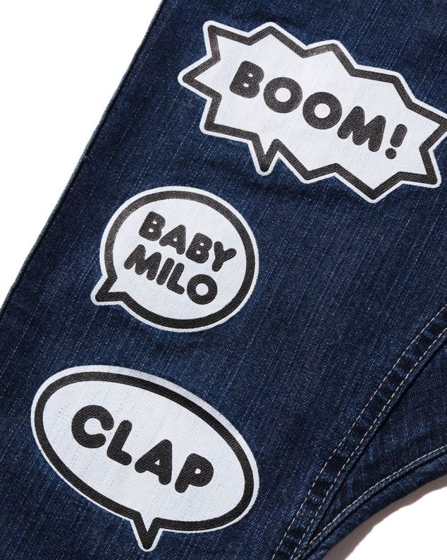 тексас клинци A Bathing Ape беби мило говор балон тексас панталоне J42801560