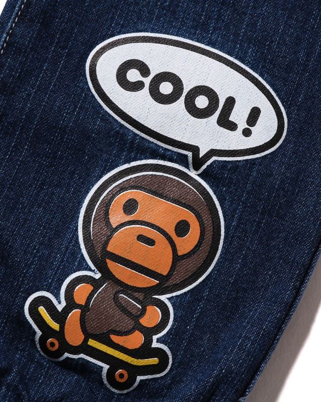 тексас клинци A Bathing Ape беби мило говор балон тексас панталоне J42801560