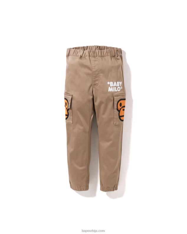 беж клинци A Bathing Ape баби мило панталоне са бочним џеповима J42801598