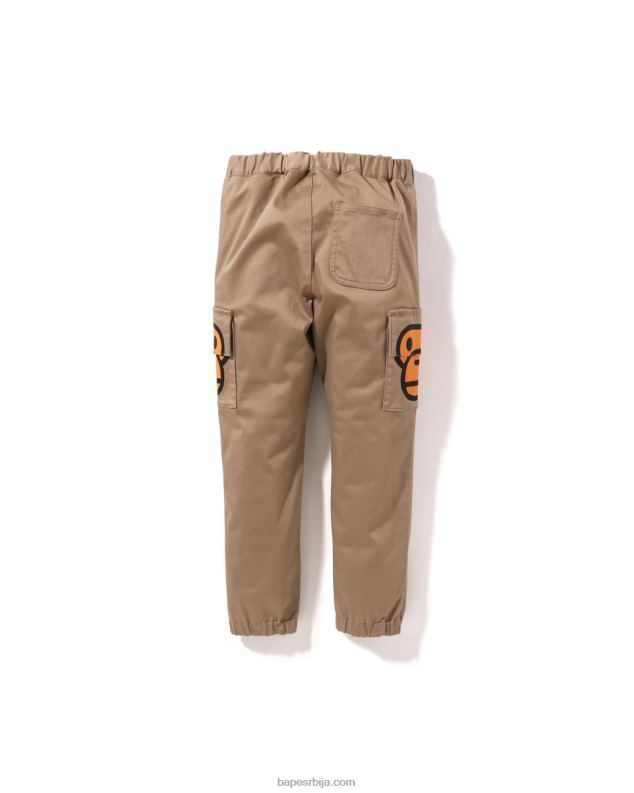 беж клинци A Bathing Ape баби мило панталоне са бочним џеповима J42801598