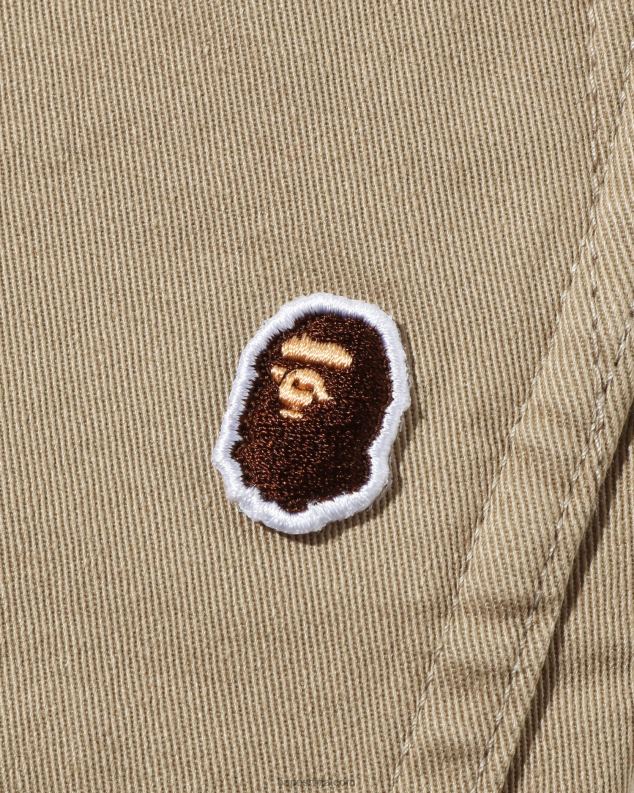 беж клинци A Bathing Ape абц цамо панталоне са манжетама J42801671