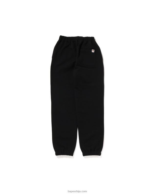 црн клинци A Bathing Ape мулти фонтс свеат панталоне јр J42801676