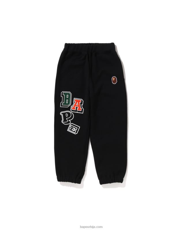 црн клинци A Bathing Ape мулти фонтс тренирке J42801684